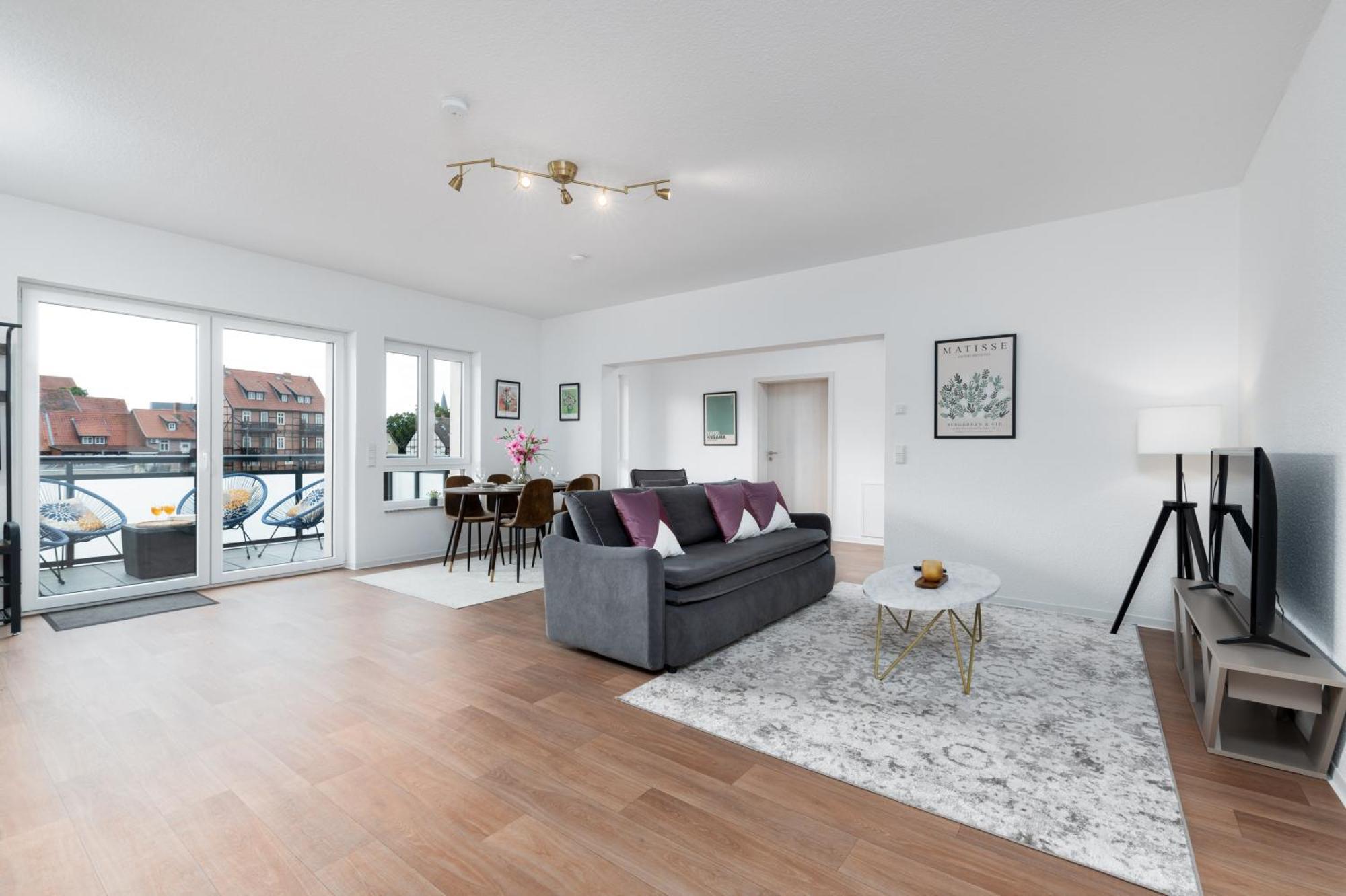 Design-Wohnung, Altstadt, Parkplatz, Netflix Кведлінбург Екстер'єр фото